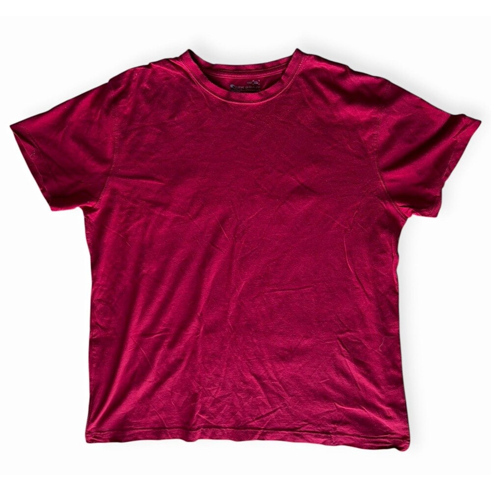Vintage Tek Gear 100% Cotton T-Shirt Red Size XL Men’s